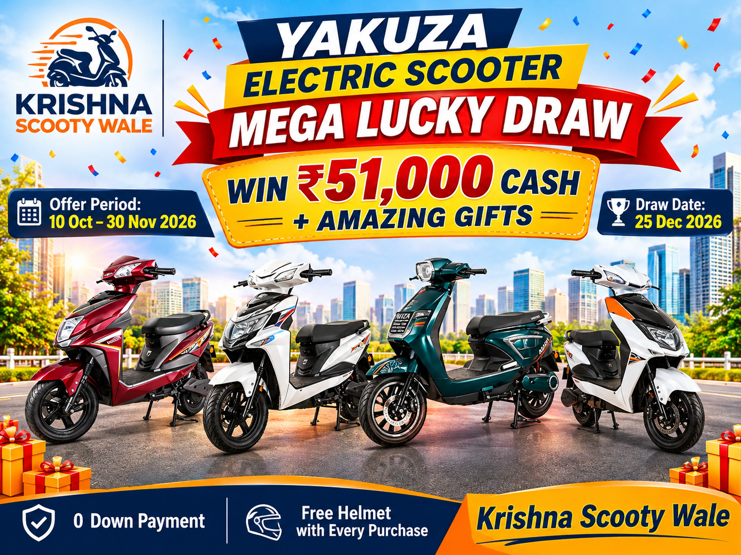 Yakuza Electric Scooter Lucky Draw 2026
